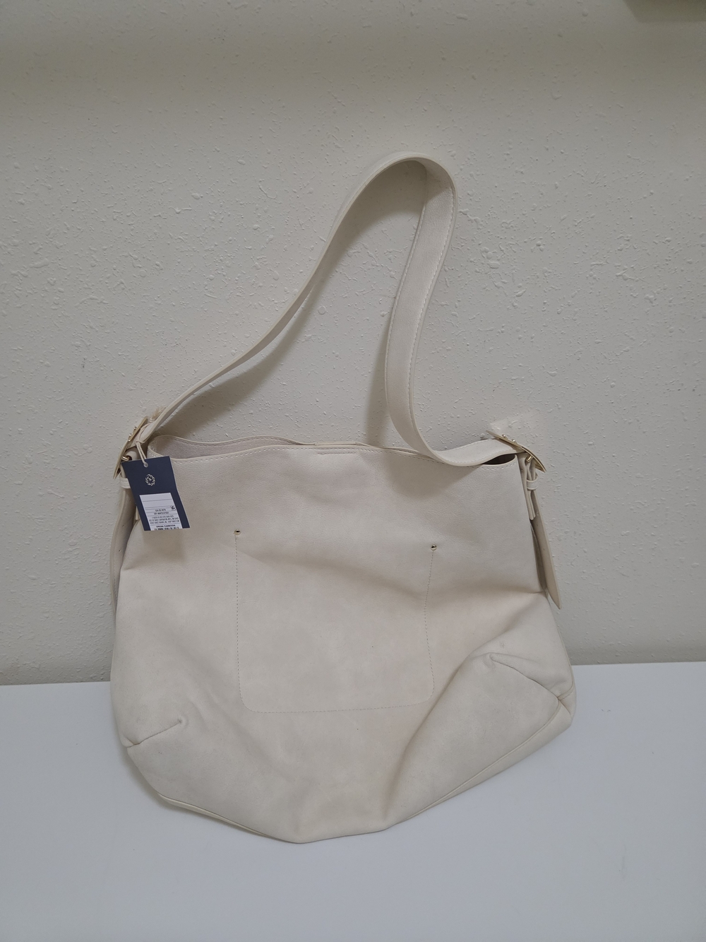 NWT Cream Shoulder Tote Bag
